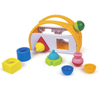 Lalaboom Blocks Lalaboom Shape Sorter and Beads