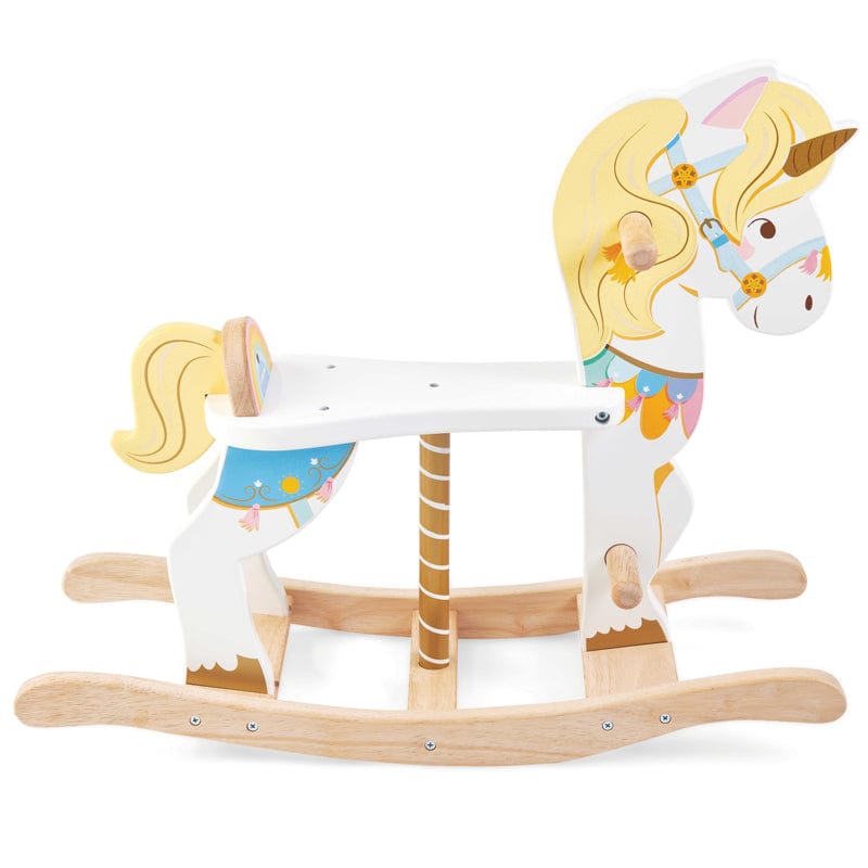 Le Toy Van Balance Boards & More Petilou Rocking Horse Unicorn Carousel