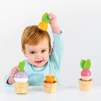 Le Toy Van In the Kitchen Petilou Stacking Veggies
