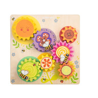 Le Toy Van Wooden Puzzles Le Toy Van Petilou Gears &amp; Cogs Busy Bee Learning Puzzle