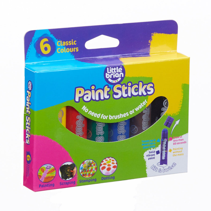 Little Brian Paint Sticks 0 Little Brian Paint Sticks - Classic 6 pk