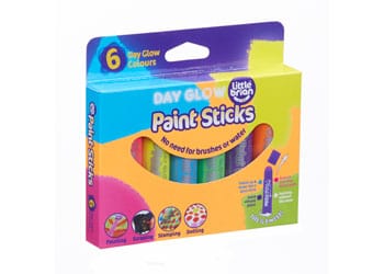 Little Brian Paint Sticks 0 Little Brian Paint Sticks - Day Glow 6 pk