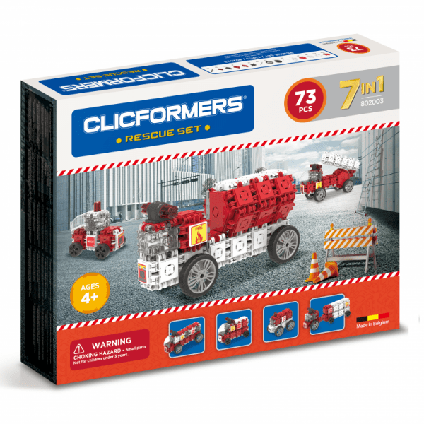 MAGFORMERS Magnetic Clicformers Rescue Set