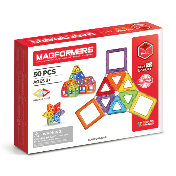 MAGFORMERS Magnetic Magformers 50 Piece Set