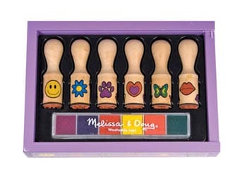 Melissa and Doug Art & Craft M&D - Happy Handle Stamp Set
