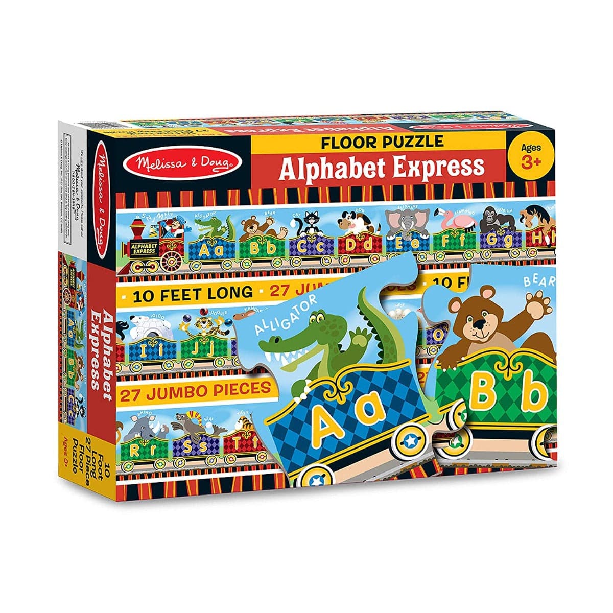 Melissa and Doug Floor Puzzles Melissa and Doug Alphabet Express Floor Puzzle 27pce