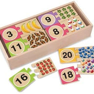 Melissa and Doug Floor Puzzles Melissa and Doug - Numbers Wooden Puzzle Cards