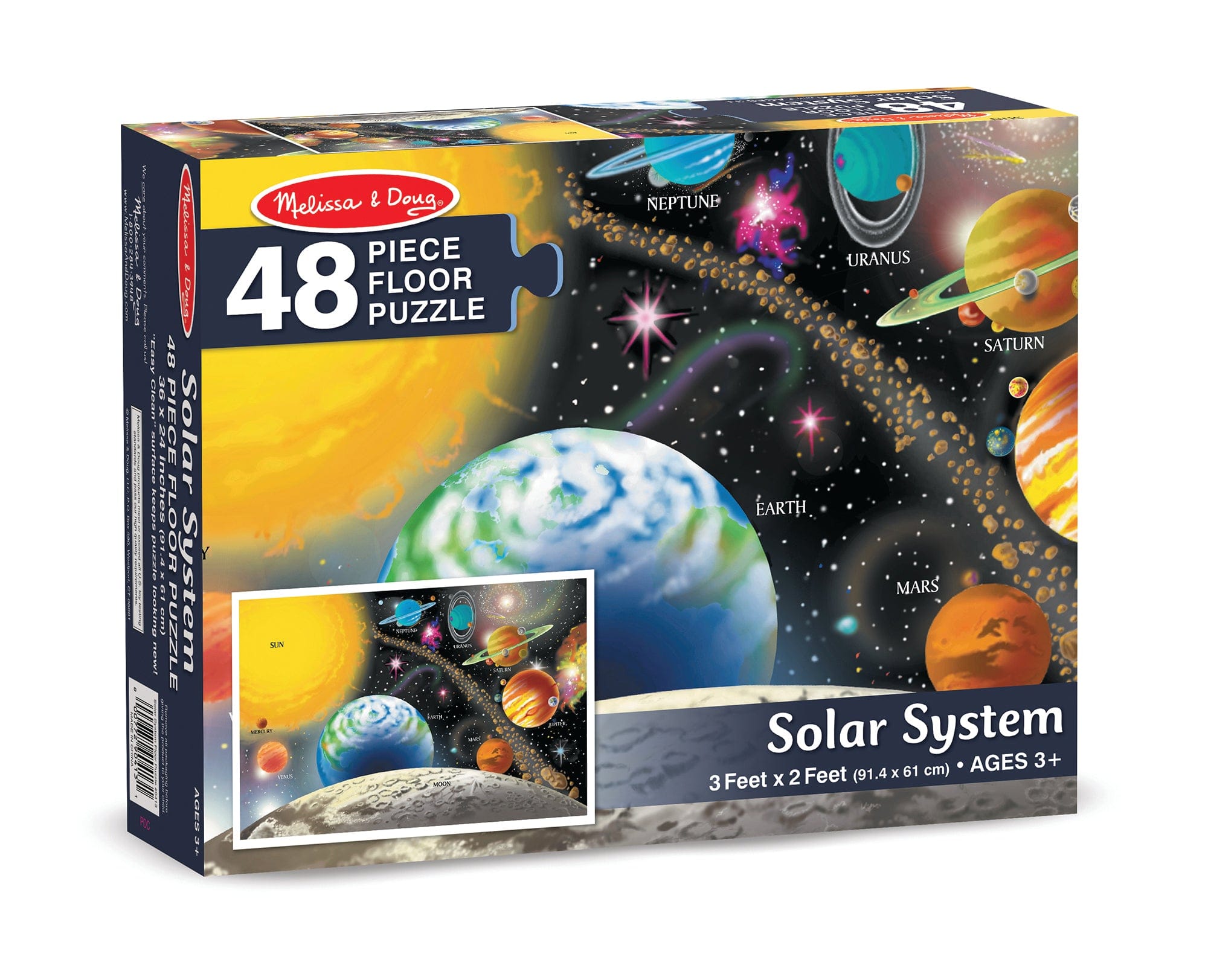 Melissa and Doug Floor Puzzles Melissa and Doug Solar System Puzzle 48 Piece