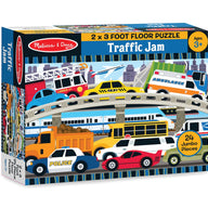 Melissa and Doug Floor Puzzles Melissa & Doug - Traffic Jam Floor Puzzle - 24pc