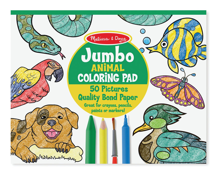 Melissa and Doug Paper Craft Melissa and Doug Jumbo Colouring Pad - Animals