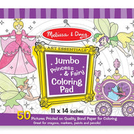 Melissa and Doug Paper Craft Melissa and Doug Jumbo Colouring Pad - Princess & Fairy