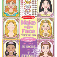 Melissa and Doug Paper Craft Melissa and Doug Make-a-Face - Sparkling Princesses