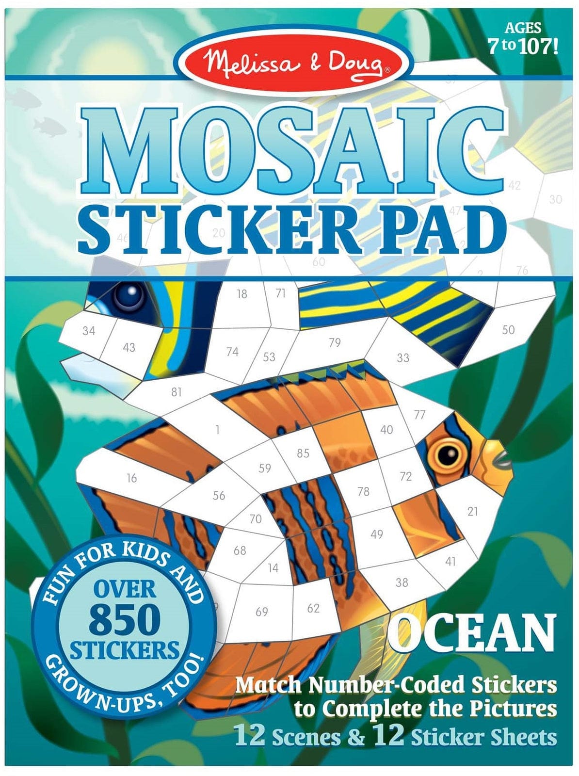 Melissa and Doug Paper Craft Melissa and Doug Mosaic Sticker Pad - Ocean