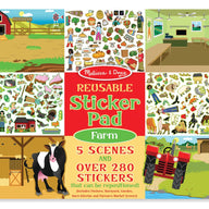 Melissa and Doug Paper Craft Melissa and Doug Reusable Sticker Pad – Farm
