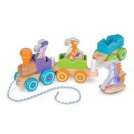 Melissa and Doug Push & Pull Toys Melissa and Doug - First Play - Rocking Farm Animals Pull Train