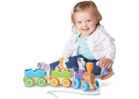 Melissa and Doug Push & Pull Toys Melissa and Doug - First Play - Rocking Farm Animals Pull Train