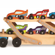 Melissa and Doug Toy Garages & Vehicles Melissa and Doug Jumbo Race-Car Carrier