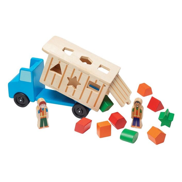Melissa and Doug Toy Garages & Vehicles Melissa and Doug Shape-Sorting Dump Truck