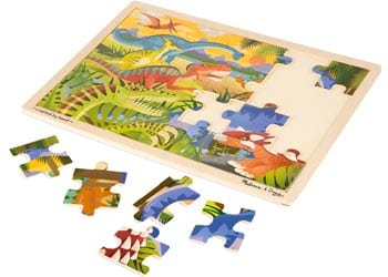 Melissa and Doug Wooden Puzzles Melissa and Doug Dinosaurs Jigsaw - 24pc