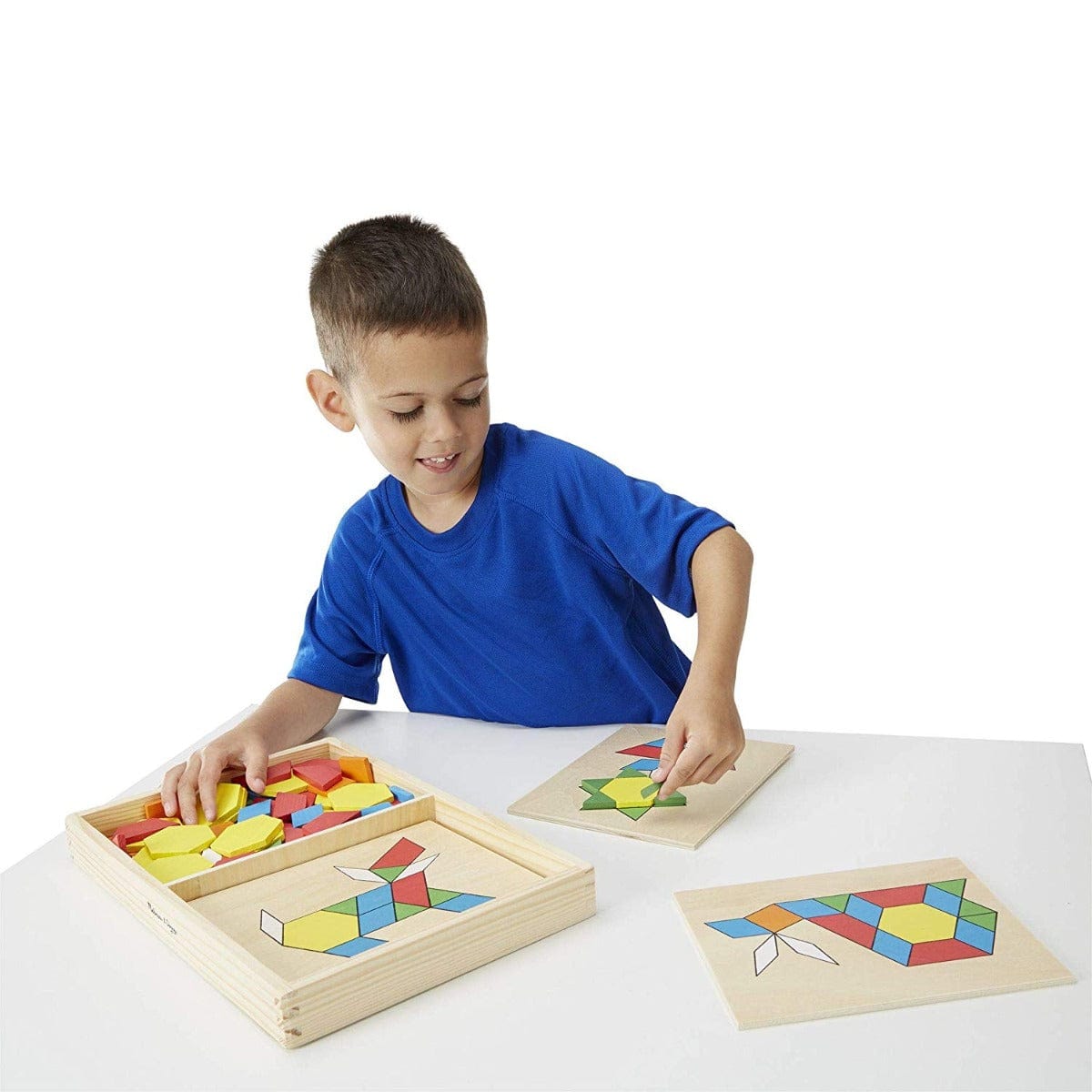 Melissa and Doug Wooden Puzzles Melissa and Doug Pattern Blocks And Boards