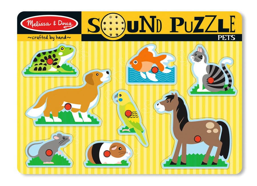 Melissa and Doug Wooden Puzzles Melissa and Doug Pets Sound Puzzle - 8pc