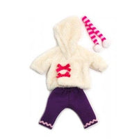 Miniland Dolls and Accessories Miniland Clothing White run winter set, 32 cm