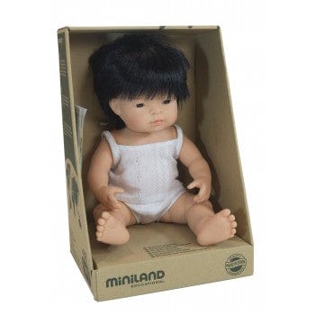 Miniland Dolls and Accessories Miniland Doll Asian Boy, 38 cm