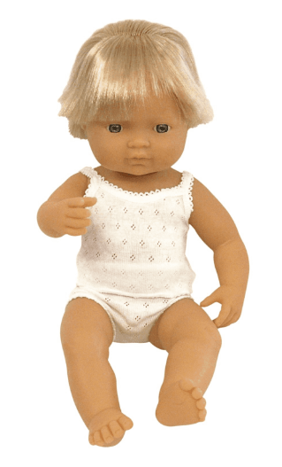 Miniland Dolls and Accessories Miniland Doll Caucasian Boy, 38 cm