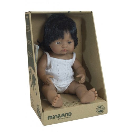 Miniland Dolls and Accessories Miniland Doll Hispanic Girl, 38 cm