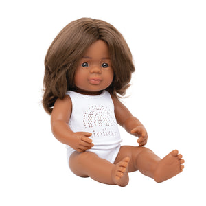 Aboriginal Baby Girl Doll 38cm