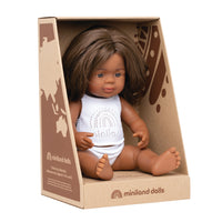 Miniland Aboriginal Baby Girl Doll 38cm