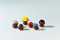 Mobilo Blocks Mobilo Construction Toy Family - Dark Brown