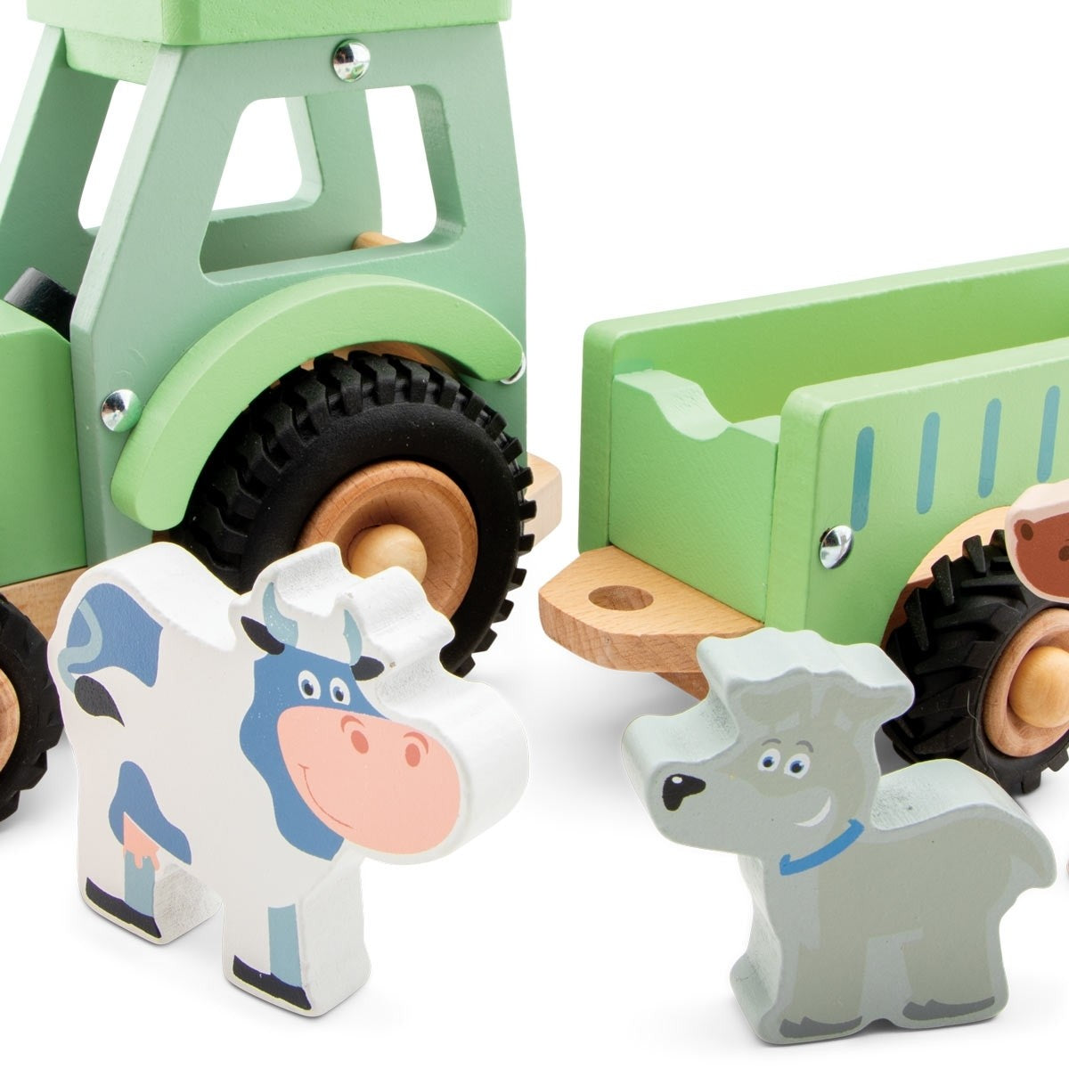 Large Farm Tractor with Animals