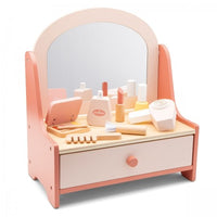 Wooden Vanity Table and Pretend Play Beauty Set 💄✨