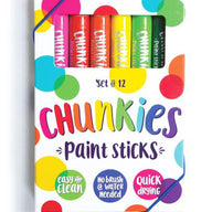 Ooly Art & Craft Ooly Chunkie Paint Sticks set of 12