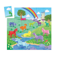 Peaceable Kingdom Board & Card Games Unicorn Match Up Game & Puzzle