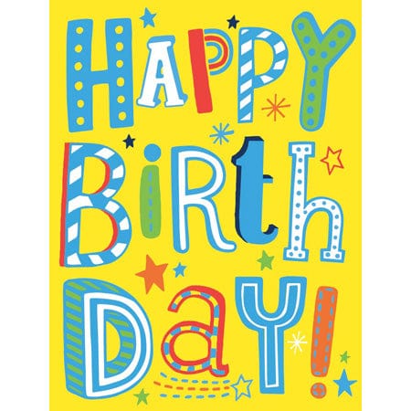 Peaceable Kingdom Cards and Gift Wrap Happy Birthday - Small Gift Card