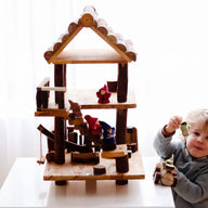 QToys Dolls Houses QToys Cottage Doll house