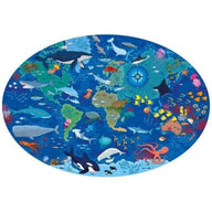 Sassi Junior Floor Puzzles The Sea Puzzle with 205 Pieces and Book Set