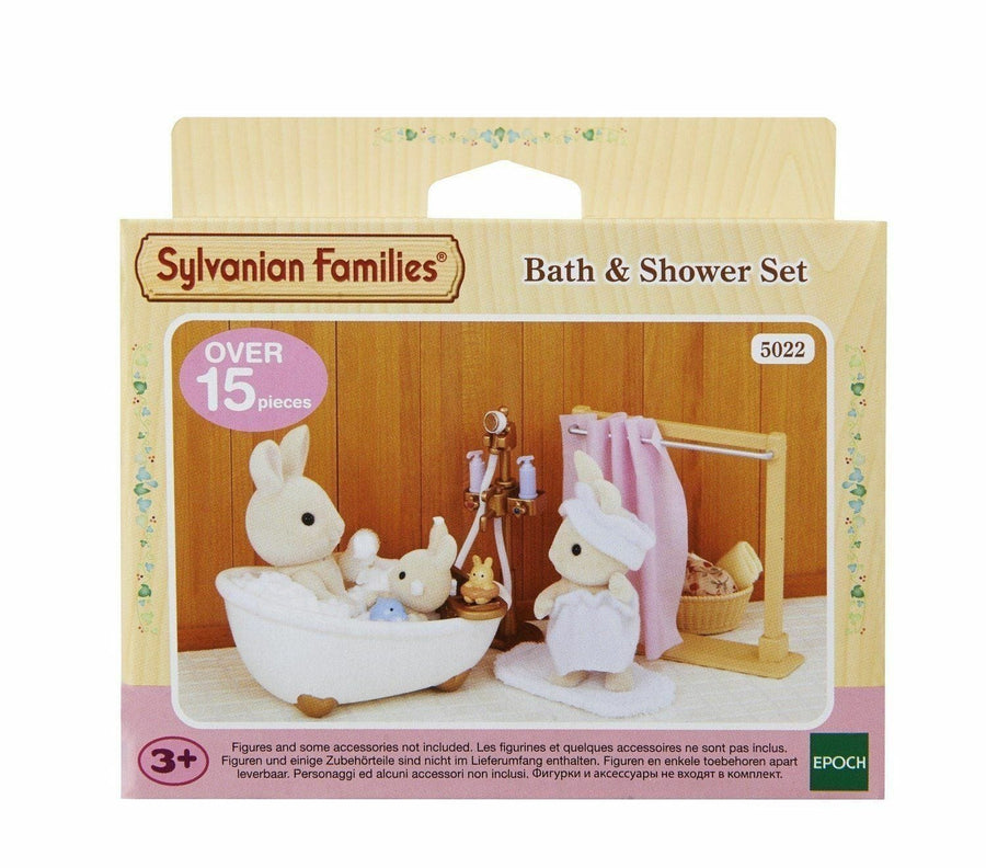 Sylvanian Families Doll Houses and Furniture Sylvanian Families - Bath & Shower Set