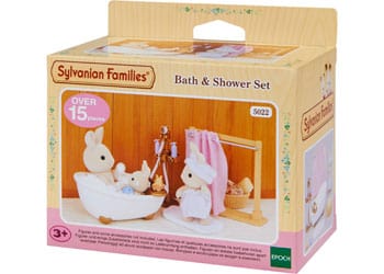 Sylvanian Families Doll Houses and Furniture Sylvanian Families - Bath & Shower Set