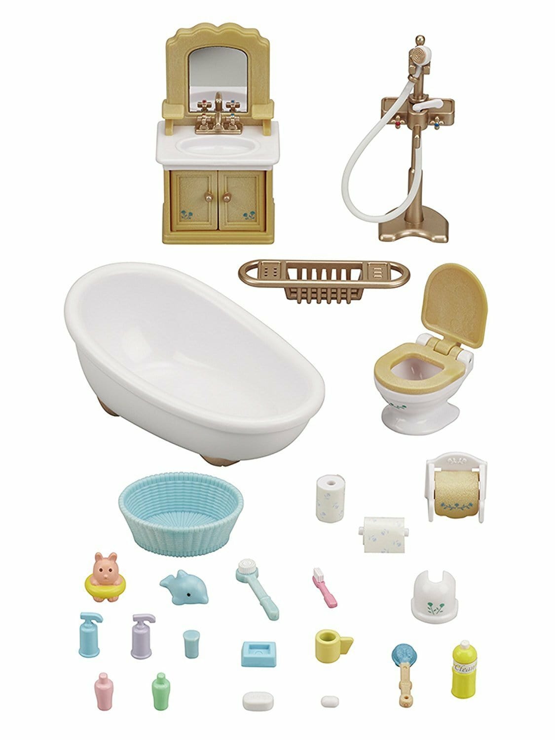 Sylvanian Families Doll Houses and Furniture Sylvanian Families - Country Bathroom Set