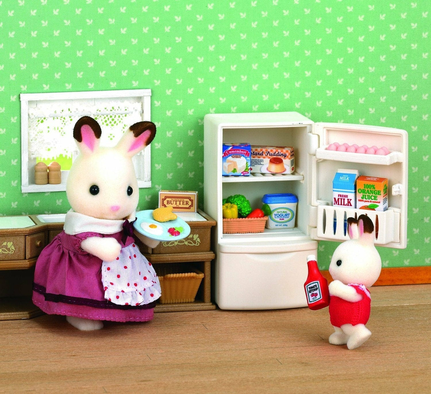 Sylvanian Families Doll Houses and Furniture Sylvanian Families - Refrigerator Set