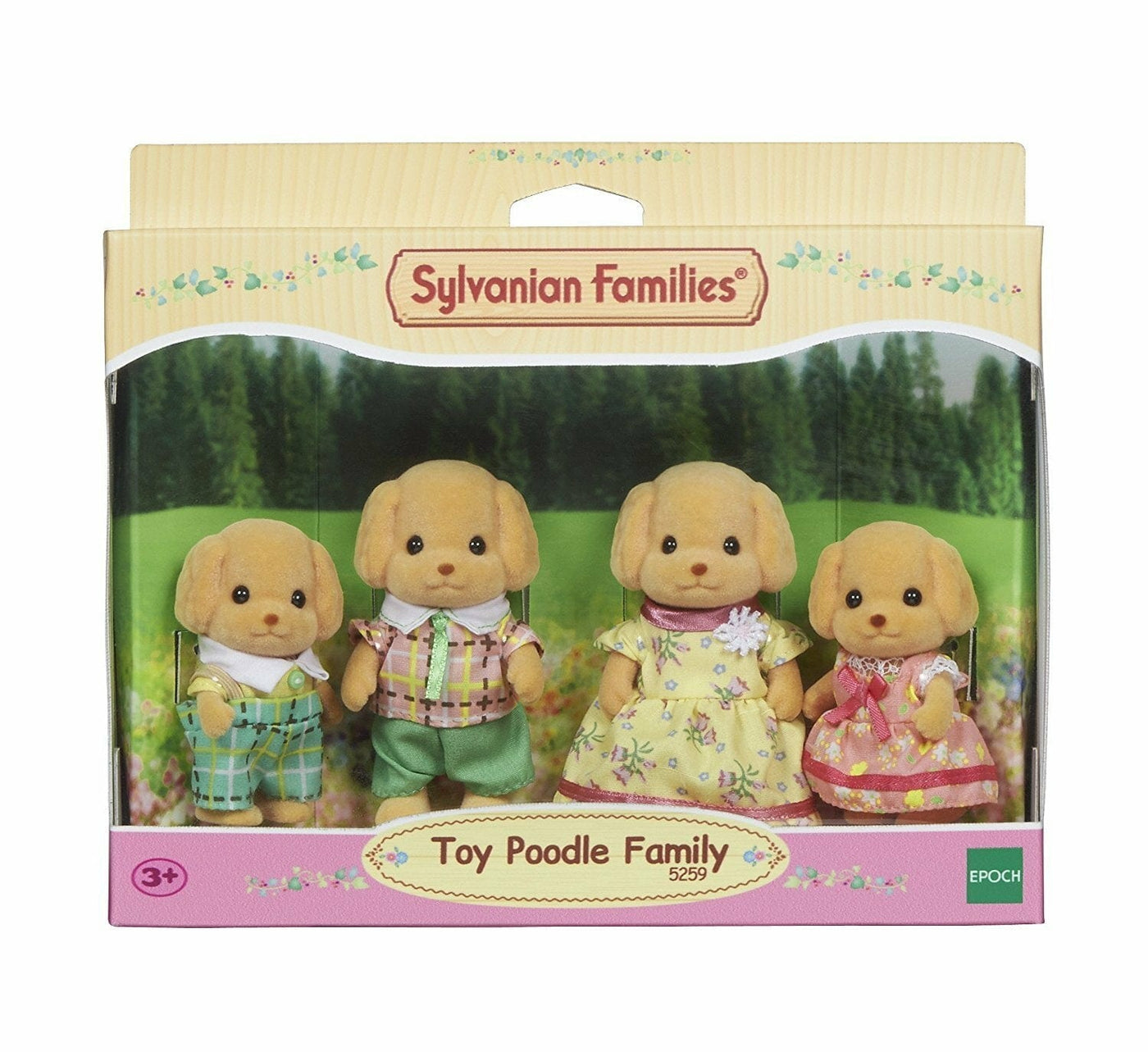 Sylvanian Families Dolls and Accessories Sylvanian Families - Toy Poodle Family