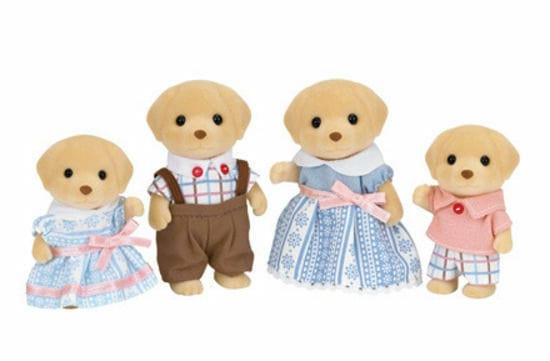 Sylvanian Families Dolls and Accessories Sylvanian Families - Yellow Labrador Family