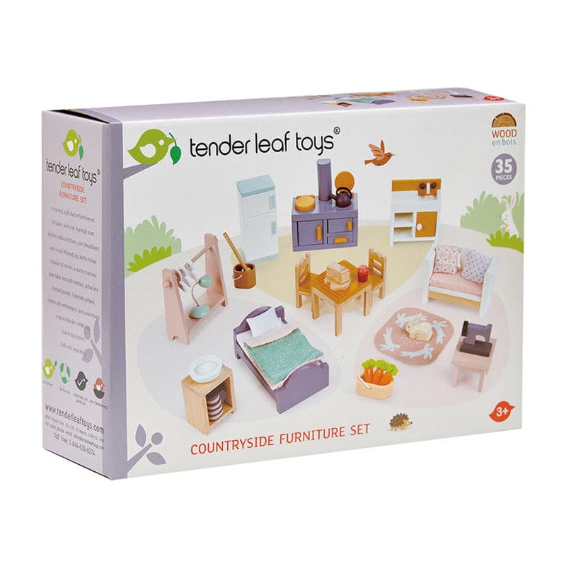Tender Leaf Toys Doll Houses and Furniture Countryside Starter Set