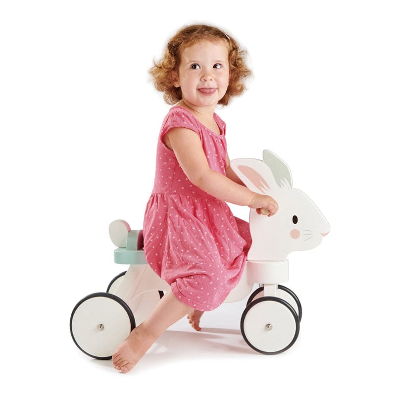 Tender Leaf Toys Trikes and Quads Running Rabbit Wooden Ride On