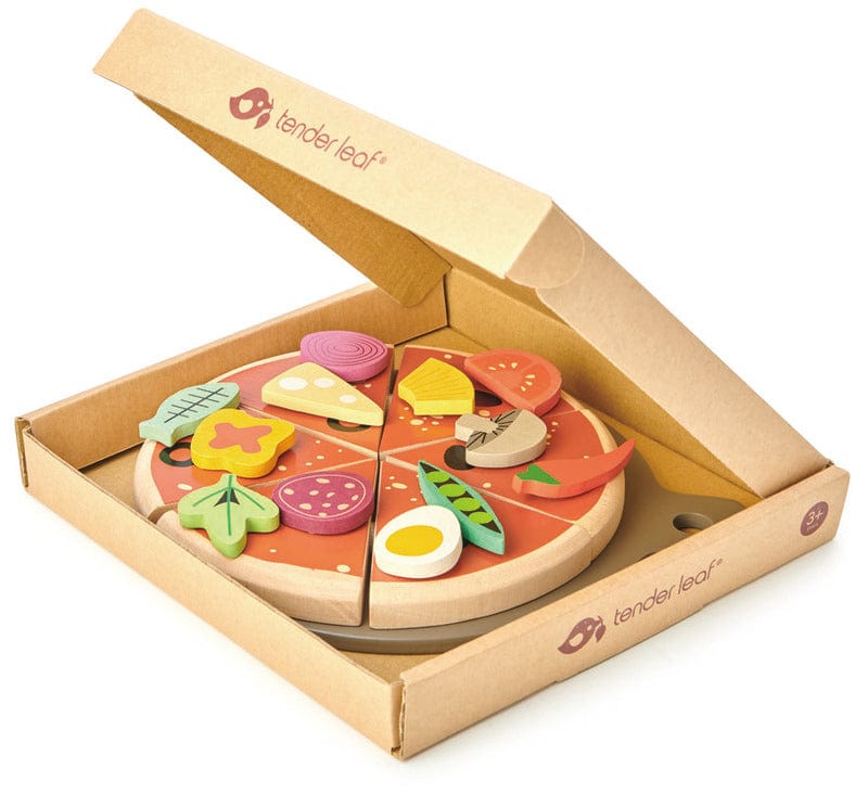 Tender Leaf Toys Wooden Blocks Pizza Party