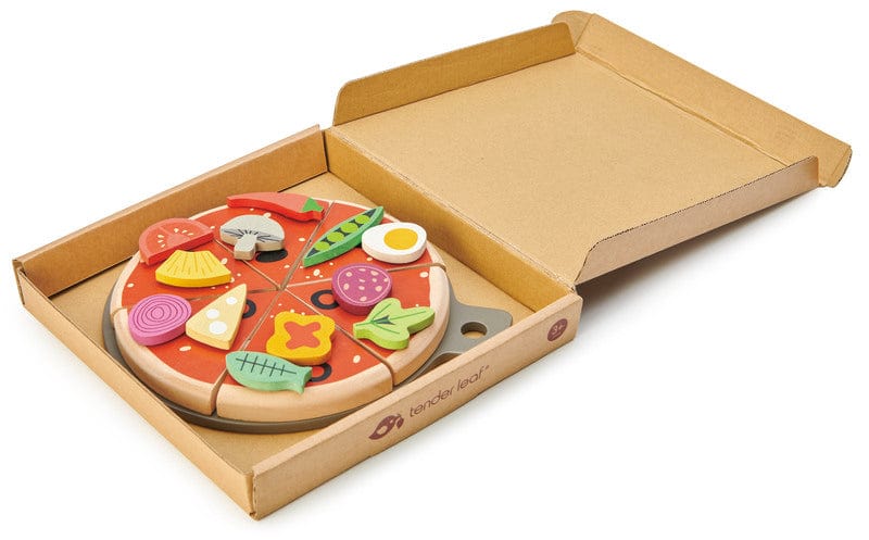 Tender Leaf Toys Wooden Blocks Pizza Party