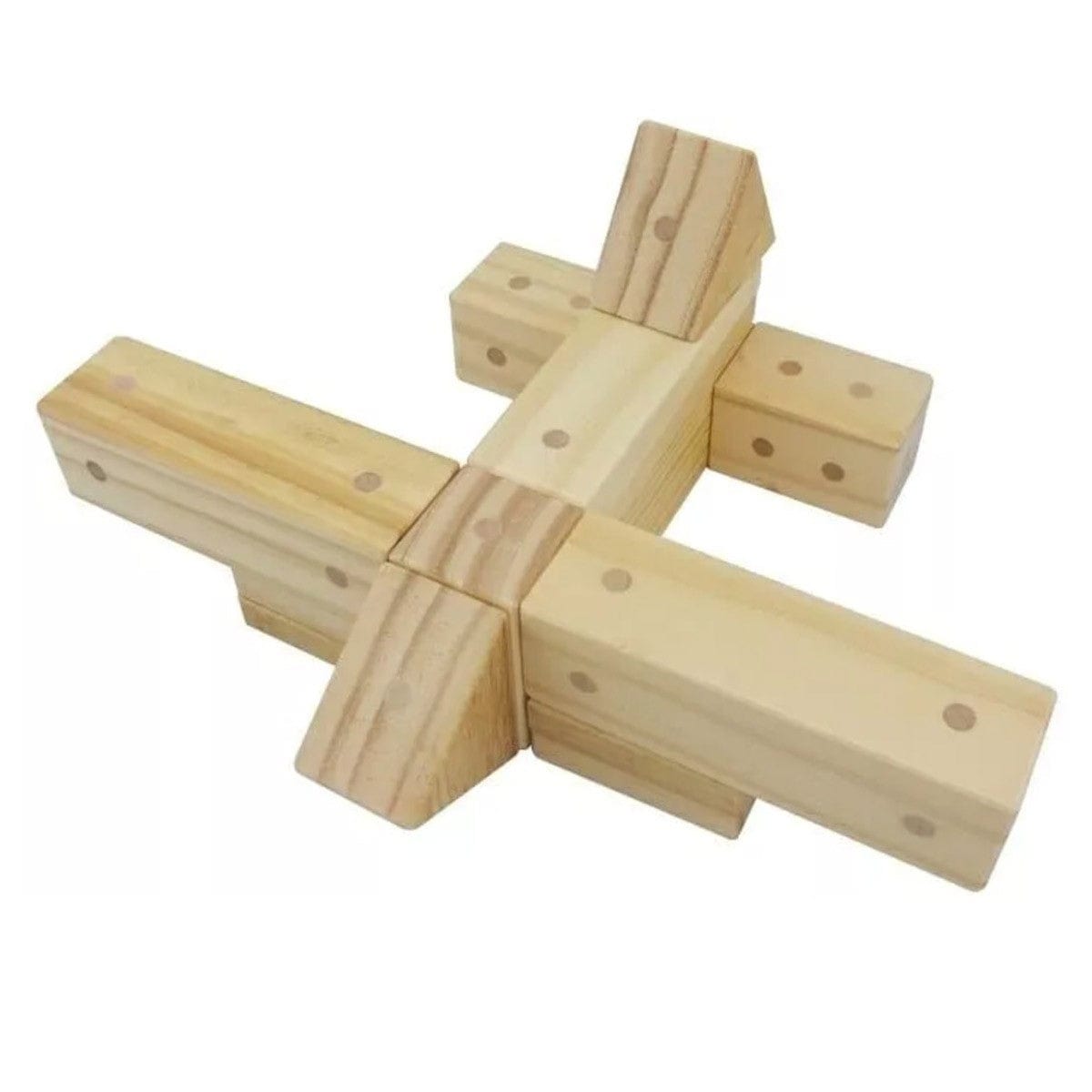 The Freckled Frog Wooden Blocks Magnetic Wooden Blocks